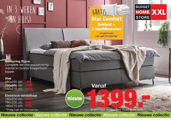 Budget Home Store Boxspring signa aanbieding