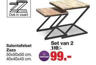 Budget Home Store Salontafelset zaza aanbieding