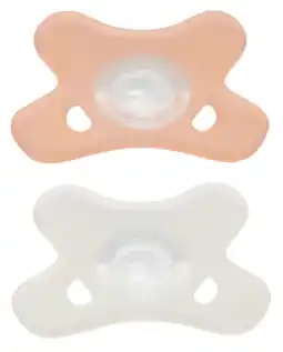 De Online Drogist Difrax Fopspeen Natural Siliconen 0-6 Maanden Blossom/White aanbieding