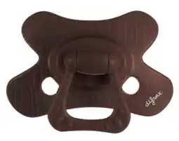 De Online Drogist Difrax Fopspeen Natural 20+ Maanden Chocolate Lines aanbieding