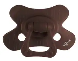 De Online Drogist Difrax Fopspeen Natural 20+ Maanden Chocolate Lines aanbieding
