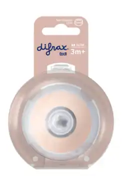 De Online Drogist Difrax Mammafeel Dynamische Flessenspeen Slow 3+ aanbieding