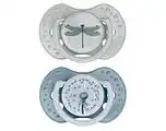 De Online Drogist Difrax LOVI Dynamic Pacifier 0-3 Months Botanic Blue Green - Fopspeen aanbieding