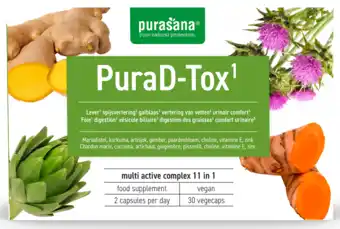 De Online Drogist Purasana PuraD-Tox Capsules aanbieding