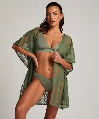 Hunkemoller Hunkemöller Kaftan Beach Groen aanbieding