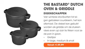 Coppelmans THE BASTARD® DUTCH OVEN & GRIDDLE aanbieding