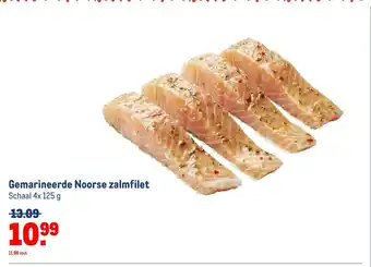 Makro Gemarineerde Noorse zalmfilet aanbieding