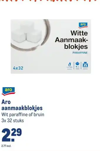 Makro Aro aanmaakblokjes aanbieding