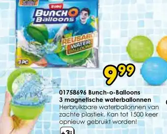 ToyChamp 01758696 Bunch-o-Balloons 3 magnetische waterballonnen aanbieding