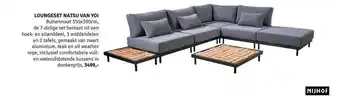 Nijhof Loungeset natsu van yoi 350x300 cm aanbieding