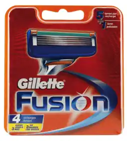 De Online Drogist Gillette Fusion Scheermesjes - 4stuks aanbieding