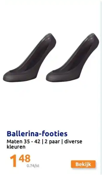 Action Ballerina footies aanbieding