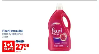 Makro Fleuril wasmiddel aanbieding