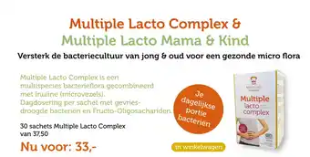 De Rode Pilaren Multiple Lacto Complex & Multiple Lacto Mama & Kind aanbieding