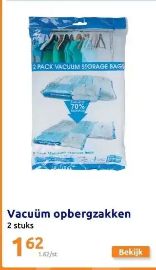 Action Vacuüm opbergzakken aanbieding