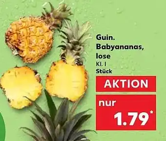 Kaufland DE Guin. Babyananas, lose aanbieding