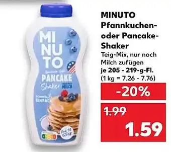 Kaufland DE MINUTO Pfannkuchen- oder Pancake- Shaker aanbieding