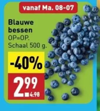 ALDI Blauwe bessen aanbieding