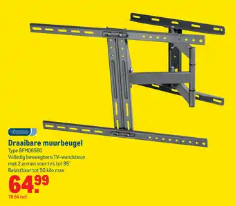 Makro Vivanco Draaibare muurbeugel Type BFM06560 aanbieding