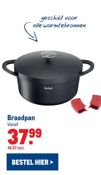 Makro Braadpan aanbieding