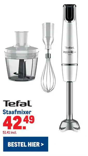 Makro Tefal Staafmixer aanbieding