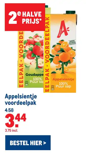 Makro Appelsientje voordeelpak aanbieding