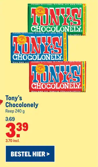 Makro Tony's Chocolonely aanbieding