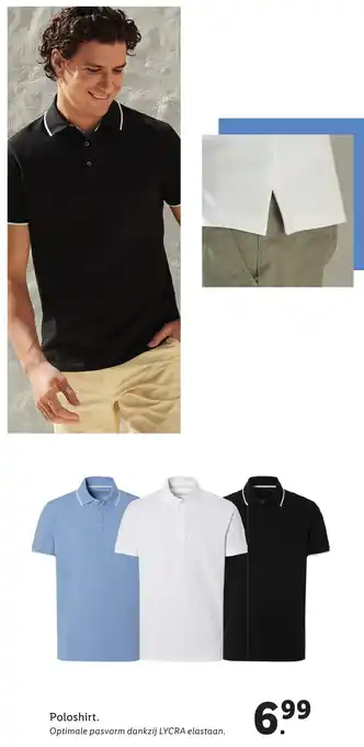Lidl Poloshirt. aanbieding