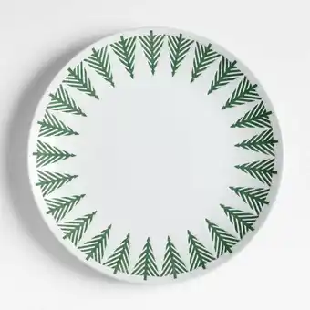 CB2 Green Forest Dinner Plate aanbieding