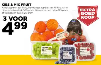 Jumbo Kies & mix fruit aanbieding