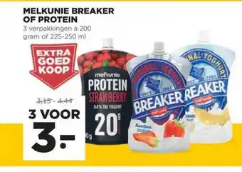 Jumbo Melkunie breaker of protein 200 gram of 225-250 ml aanbieding