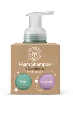 De Online Drogist The Green Lab Co. Starter Set Shampoo Tabletten Lavender & Munt aanbieding