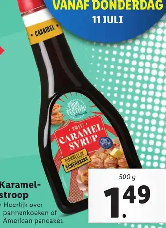 Lidl Karamel stroop 500g aanbieding