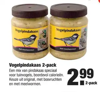 ALDI Vogelpindakaas 2-pack aanbieding