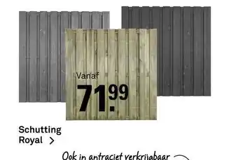 Karwei Schutting royal aanbieding