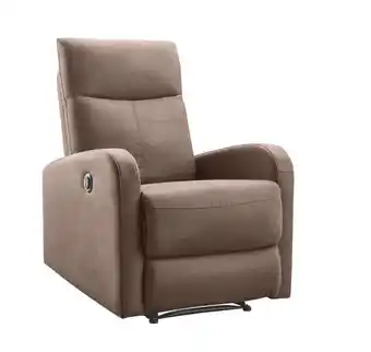 Woonboulevard Poortvliet Relaxfauteuil Medway Taupe aanbieding