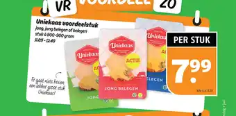 Poiesz Uniekaas voordeelstuk aanbieding