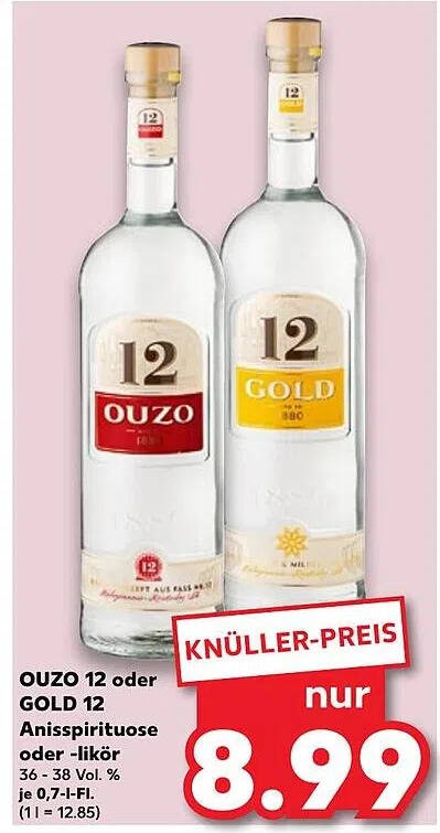 Faszinierend Ouzo 12 Gold Oder Rot Ebenbild
