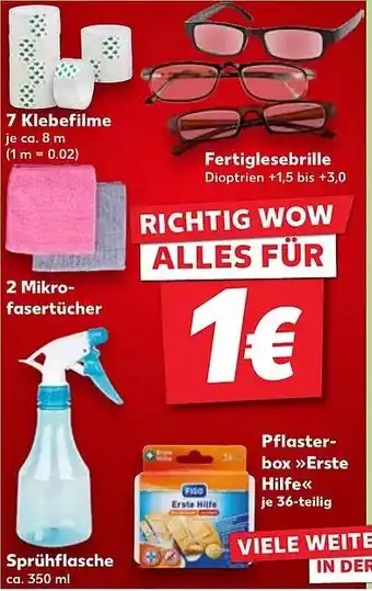 Kaufland DE RICHTIG WOW ALLES FÜR aanbieding