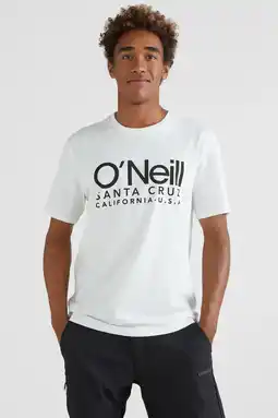 Wehkamp O'Neill regular fit T-shirt met printopdruk wit aanbieding