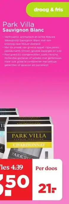 PLUS Park Villa Sauvignon Blanc aanbieding