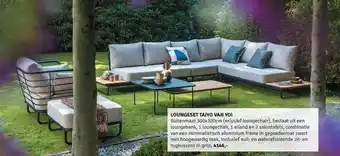 Nijhof Loungeset taiyo van yoi 300x300 cm aanbieding