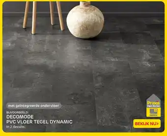 Praxis DECOMODE PVC VLOER TEGEL DYNAMIC aanbieding
