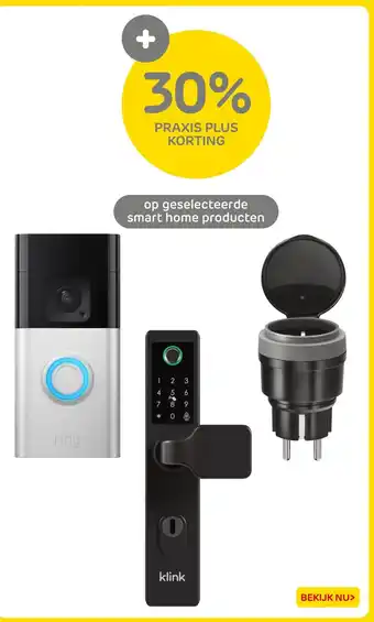 Praxis op geselecteerde smart home producten aanbieding