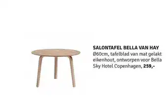 Nijhof Salontafel bella van hay 60 cm aanbieding