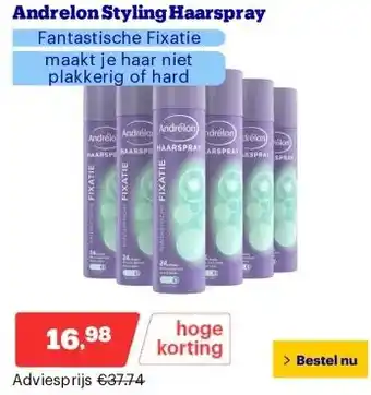 Bol.com Andrelon Styling Haarspray aanbieding