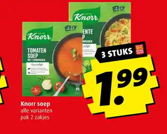 Boni Knorr soep aanbieding