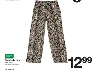 Zeeman Dames broek aanbieding