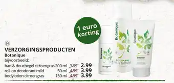 Natuurwinkel Verzorgingsproducten botanique aanbieding