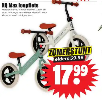 Dirk XQ Max loopfiets aanbieding